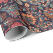 Ongebruikelijke Persie Rug Blue Daisy  Cadeaupapier (Rol Hoek)