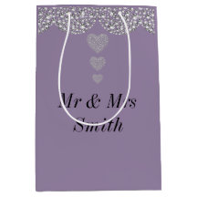 Ongebruikelijke  persoonlijke tasje voor bruiloft