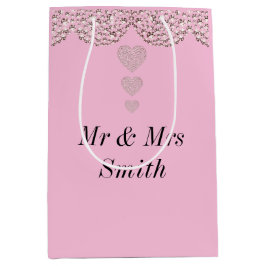 Ongebruikelijke  persoonlijke tasje voor bruiloft