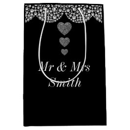 Ongebruikelijke  persoonlijke tasje voor bruiloft