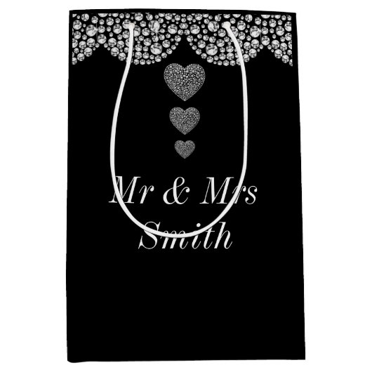 Ongebruikelijke  persoonlijke tasje voor bruiloft (Voorkant)