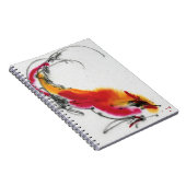 Ongebruikelijke Rooster. Calligrafie en waterverf. Notitieboek (Rechterzijde)