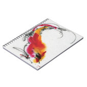 Ongebruikelijke Rooster. Calligrafie en waterverf. Notitieboek (Linkerzijde)