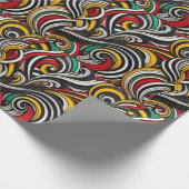 Ongebruikelijke strepen cadeaupapier (Hoek)