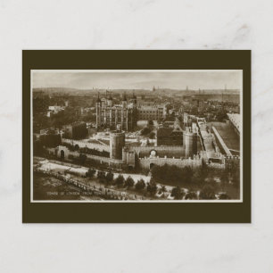 Ongebruikelijke uitzicht Tower of London foto Briefkaart