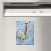 Ongebruikelijke vakantiedieren: struisvogelmagneet magneet (Insitu (Vaatwasser))