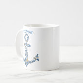 Ongebruikelijke vuurtoren voor de verwarming van d koffiemok (Voorkant links)