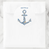 Ongebruikelijke vuurtoren voor de verwarming van d ronde sticker (Tas)