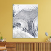 Ongebruikelijke wolkenformaties boven het Zee van Canvas Afdruk (Insitu (Woonkamer))