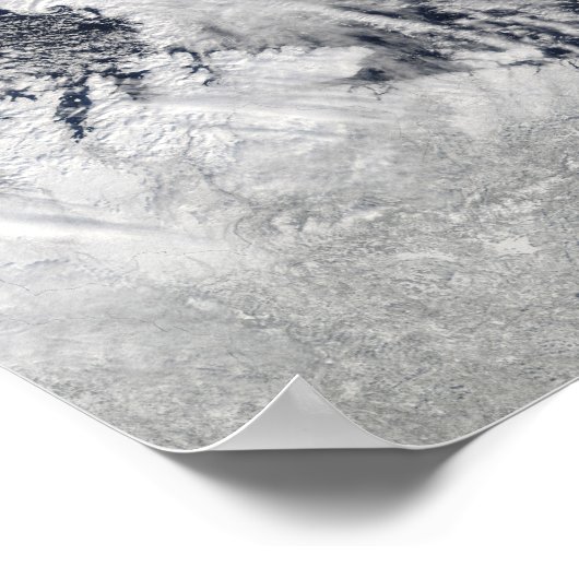 Ongebruikelijke wolkenformaties boven het Zee van  Poster (Hoek)