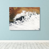 Ongebruikelijke wolkenformaties canvas afdruk (Insitu (Houten vloer))