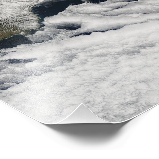 Ongebruikelijke wolkenformaties foto afdruk (Hoek)