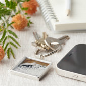 Ongebruikelijke wolkenformaties sleutelhanger (Zijkant)