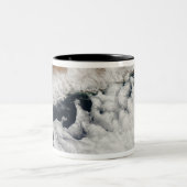 Ongebruikelijke wolkenformaties tweekleurige koffiemok (Center)