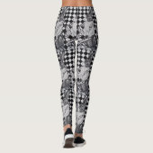 Ongebruikelijke zwarte witte Nederlandse konijn Le Leggings (Achterkant)