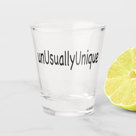 ongebruikelijkUniek Shot Glas (Voorkant)