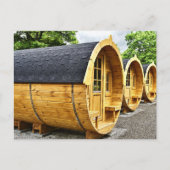 ONGEBRUIKTE BARREL HOUSE TINY HOUSE BRIEFKAARTEN (Voorkant)