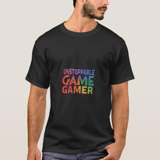 Ongecontroleerde Gamer T-shirt (Voorkant)