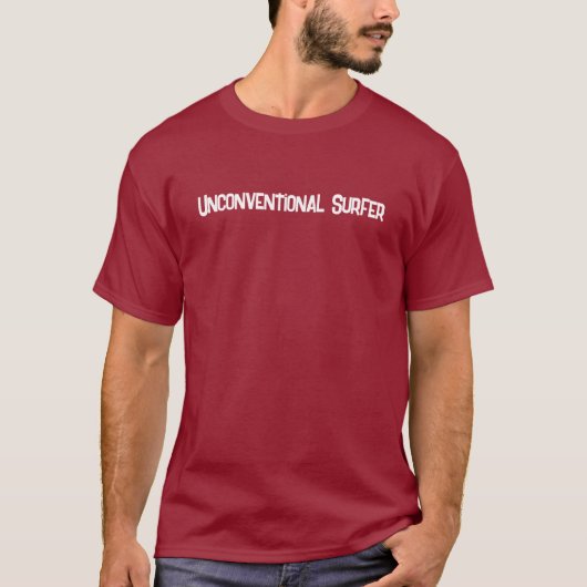 Ongeconventionele Surfer T-shirt (Voorkant)