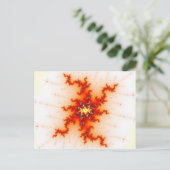 Ongedaan fractal briefkaart (Staand voorkant)