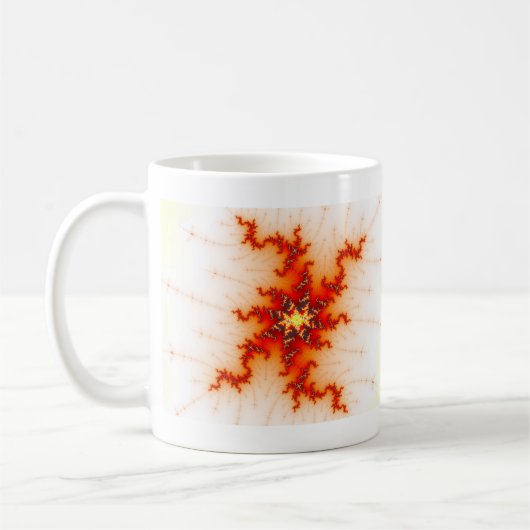 Ongedaan fractal koffiemok (Links)