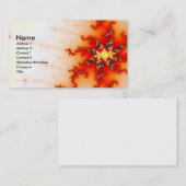 Ongedaan fractal visitekaartje (Voorkant / Achterkant)