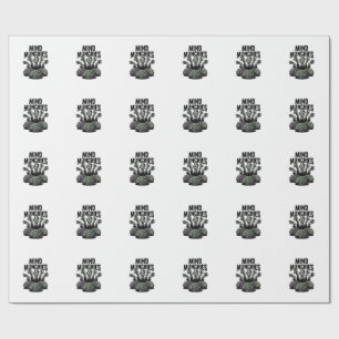 Ongedane Hersenfeest Vintage Zombie Handen Horror Cadeaupapier