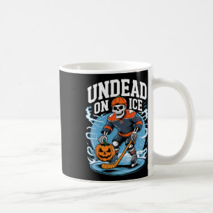 Ongedane Op Ijs Grappige Hockey Skeletten Hallowee Koffiemok