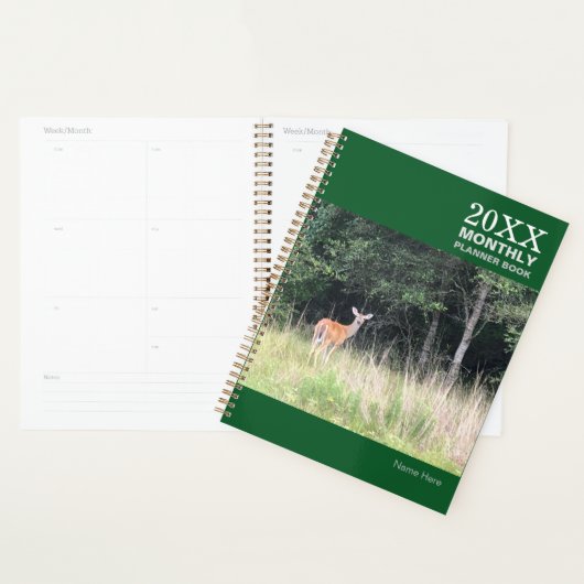 Ongedateerd Maandelijks Herten Plannerboek Planner (Display)