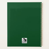 Ongedateerd Maandelijks Herten Plannerboek Planner (Achterkant)