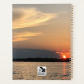 Ongedateerd Maandelijks Zonsondergang Plannerboek Planner (Achterkant)
