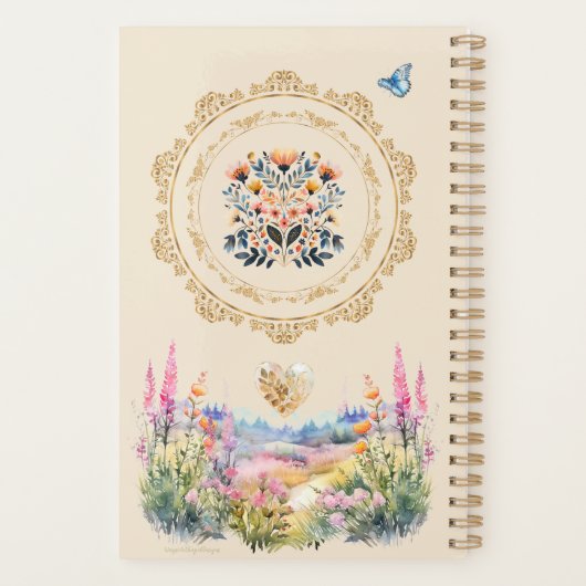 Ongedateerde wekelijkse maandelijkse religieuze pl planner (Achterkant)