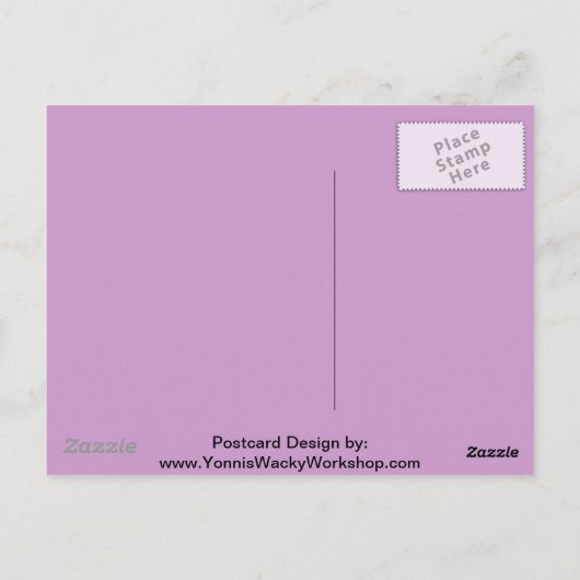 ongedefinieerd briefkaart (Achterkant)