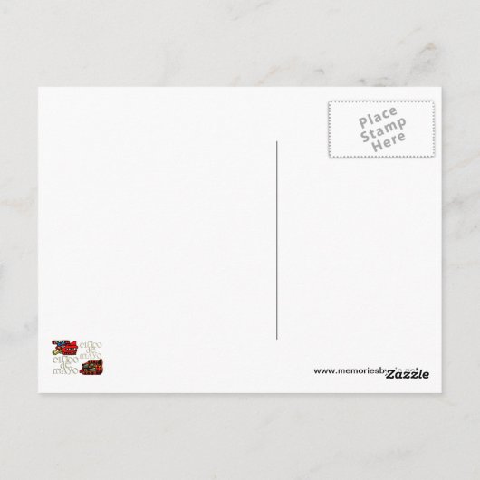 ongedefinieerd briefkaart (Achterkant)