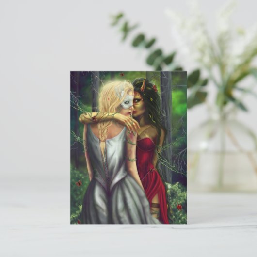 ongedefinieerd briefkaart (Staand voorkant)