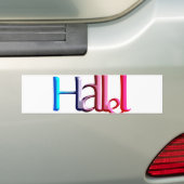 ongedefinieerd bumpersticker (Op auto)
