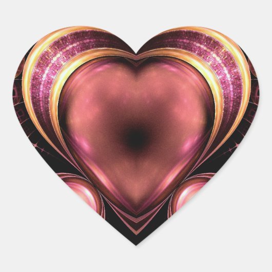 ongedefinieerd hart sticker (Voorkant)