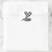 ongedefinieerd ronde sticker (Tas)