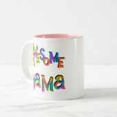 ongedefinieerd tweekleurige koffiemok (Voorkant links)