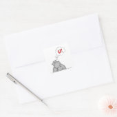 ongedefinieerd vierkante sticker (Envelop)