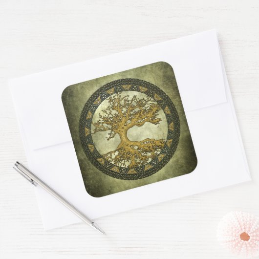 ongedefinieerd vierkante sticker (Envelop)