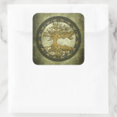 ongedefinieerd vierkante sticker (Tas)