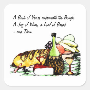 ongedefinieerd vierkante sticker