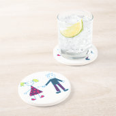 ongedefinieerd zandsteen onderzetter (Zijkant)