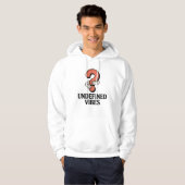 Ongedefinieerde Vibes | Surrealistische Relatie St Hoodie (Voorkant volledig)