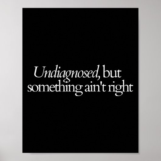 Ongediagnosticeerd, maar sint goed poster (Voorkant)