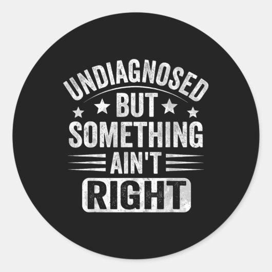 Ongediagnosticeerd, maar sint goed ronde sticker (Voorkant)