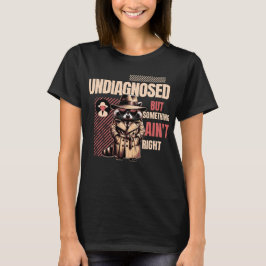 Ongediagnosticeerde wasbeer voor wasbeerfans” t-shirt