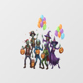 Ongedierte Feest Bash Halloween Raamsticker (Vel)
