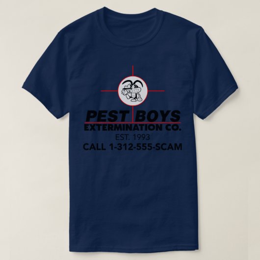 Ongedierte jongens uitroeiing Co T-shirt (Design voorkant)